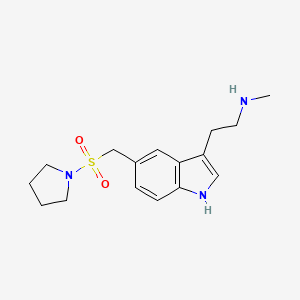 molecular formula C16H23N3O2S B602154 N-Desmethyl Almotriptan CAS No. 334981-12-3