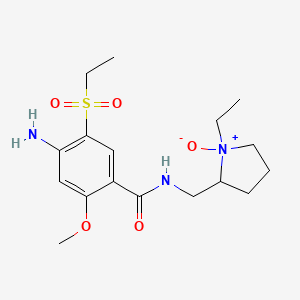 molecular formula C17H27N3O5S B602156 Amisulprid-N-Oxid CAS No. 71676-01-2