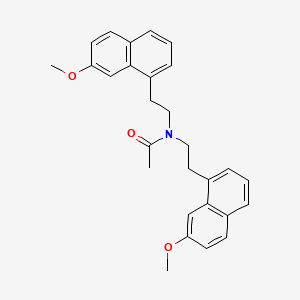 N,N-Bis(2-(7-methoxynaphthalen-1-yl)ethyl)acetamide