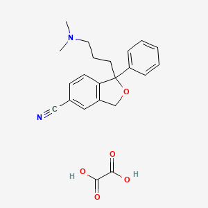 molecular formula C22H24N2O5 B602192 rac Desfluoro Citalopram Oxalate CAS No. 1093072-86-6