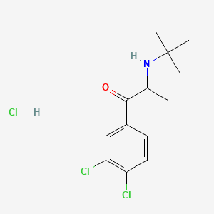 2-(tert-Butylamino)-3',4'-dichloropropiophenone Hydrochloride