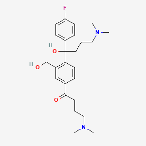 molecular formula C25H35FN2O3 B602195 Citalopram Impurity CAS No. 1433278-32-0