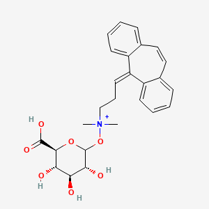 molecular formula C26H29NO6 B602198 Cyclobenzaprine N-beta-D-Glucuronide CAS No. 67324-97-4