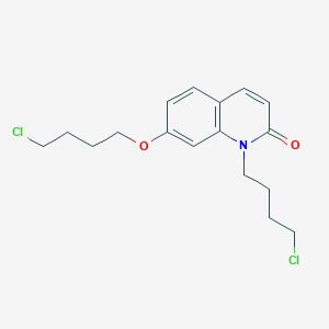 molecular formula C17H21Cl2NO2 B602203 7-(4-Chlorobutoxy)-1-(4-chlorobutyl)-1,2-dihydroquinolin-2-one CAS No. 2059954-32-2