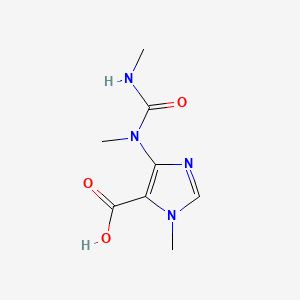 molecular formula C8H11N4O3. Na B602215 咖啡碱酸 CAS No. 54536-15-1