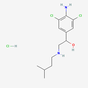 molecular formula C13H20Cl2N2O.HCl B602225 盐酸克伦特罗 CAS No. 1435935-00-4