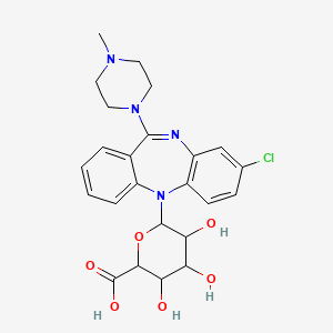 B602233 Clozapine 5-N-glucuronide CAS No. 390651-03-3