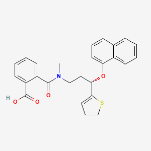 molecular formula C26H23NO4S B602267 (S)-Duloxetine Phtalamide CAS No. 199191-67-8