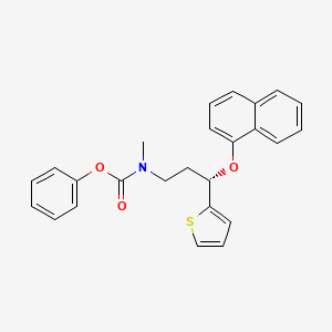 molecular formula C25H23NO3S B602268 度洛西汀苯基氨基甲酸酯 CAS No. 947686-09-1
