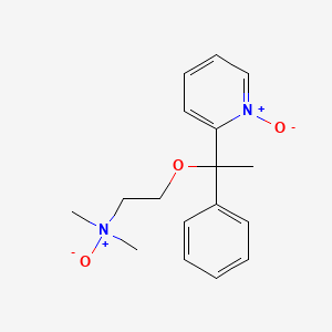 molecular formula C17H22N2O3 B602277 Doxylamine Di-N-Oxide CAS No. 105176-70-3