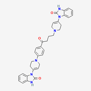 molecular formula C34H34N6O3 B602285 Droperidol Impurity E CAS No. 1346604-17-8