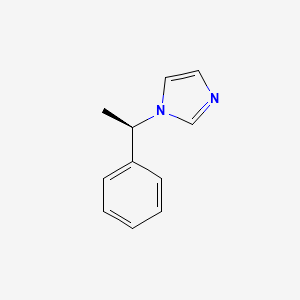 molecular formula C11H12N2 B602287 1H-Imidazole, 1-[(1R)-1-phenylethyl]- CAS No. 844658-92-0