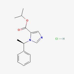 molecular formula C15H18N2O2 HCl B602288 Etomidate EP impurity C (hcl) CAS No. 66512-39-8