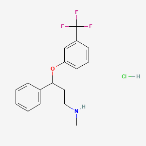 molecular formula C17H19F3NOCl B602300 去甲氟西汀盐酸盐 CAS No. 79088-29-2