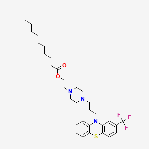 molecular formula C33H46F3N3O2S B602302 氟奋乃静癸酸酯 CAS No. 13220-06-9