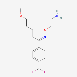 molecular formula C15H22F2N2O2 B602306 去氟氟伏沙明 CAS No. 1217214-94-2