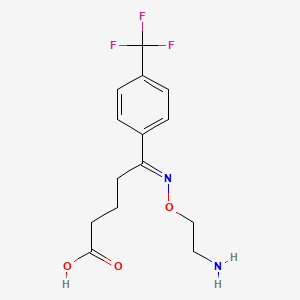 molecular formula C14H17F3N2O3 B602310 Fluvoxamine Acid CAS No. 88699-91-6