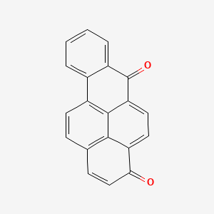 molecular formula C20H10O2 B602333 benzo[a]pyrène-3,6-dione CAS No. 64133-78-4