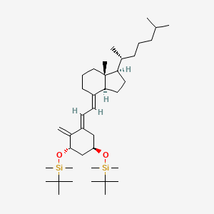 ((1R,3S,E)-5-((E)-2-((1R,3aS,7aR)-7a-methyl-1-((R)-6-methylheptan-2-yl)dihydro-1H-inden-4(2H,5H,6H,7H,7aH)-ylidene)ethylidene)-4-methylenecyclohexane-1,3-diyl)bis(oxy)bis(tert-butyldimethylsilane)