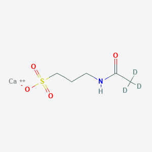 molecular formula C5H7NO4SD3·1/2Ca B602430 阿坎酸钙-D6 CAS No. 1225580-94-8