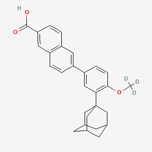 molecular formula C28H25O3D3 B602434 阿达帕林-d3 CAS No. 1276433-89-6