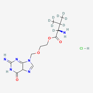 molecular formula C13H12N6O4D8·HCl B602436 盐酸伐昔洛韦-d8 CAS No. 1279033-32-7