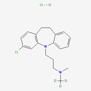 molecular formula C19D3H20ClN2·HCl B602444 Clomipramine D3 (hydrochloride) CAS No. 1398065-86-5