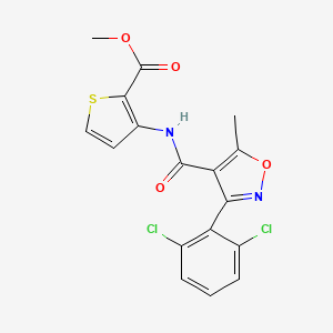 methyl 3-({[3-(2,6-dichlorophenyl)-5-methyl-4-isoxazolyl]carbonyl}amino)-2-thiophenecarboxylate