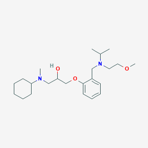 1-[cyclohexyl(methyl)amino]-3-(2-{[isopropyl(2-methoxyethyl)amino]methyl}phenoxy)-2-propanol