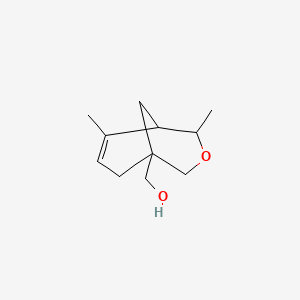 molecular formula C11H18O2 B6024717 (4,6-dimethyl-3-oxabicyclo[3.3.1]non-6-en-1-yl)methanol 