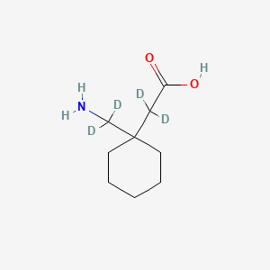 molecular formula C9H13NO2D4 B602477 Gabapentin-d4 CAS No. 1185039-20-6