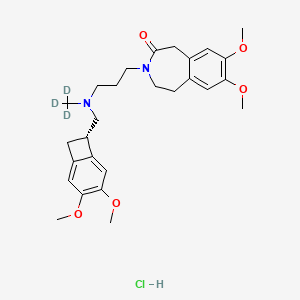 molecular formula C27H34D3ClN2O5 B602484 Ivabradine-d3 Hydrochloride CAS No. 1217809-61-4