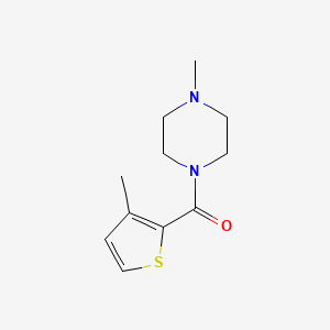 1-methyl-4-[(3-methyl-2-thienyl)carbonyl]piperazine