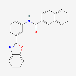 N-[3-(1,3-benzoxazol-2-yl)phenyl]-2-naphthamide