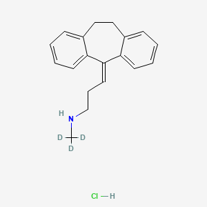 molecular formula C19H18D3N B602514 Nortriptyline-d3 Hydrochloride CAS No. 136765-48-5
