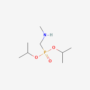 molecular formula C8H20NO3P B6025159 二异丙基[(甲基氨基)甲基]膦酸酯 