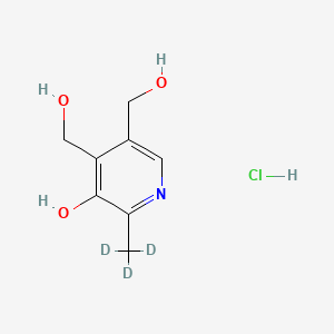 molecular formula C8H8NO3D3·HCl B602529 盐酸吡哆醇-d3 CAS No. 1189921-12-7