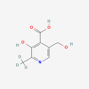molecular formula C8H6NO4D3 B602533 4-Pyridoxic Acid-d3 CAS No. 1435934-03-4