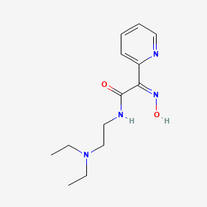 molecular formula C13H20N4O2 B6025330 (2Z)-N-[2-(DIETHYLAMINO)ETHYL]-2-(N-HYDROXYIMINO)-2-(PYRIDIN-2-YL)ACETAMIDE 