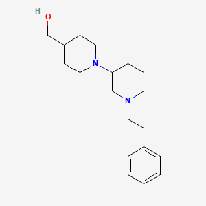 [1'-(2-phenylethyl)-1,3'-bipiperidin-4-yl]methanol