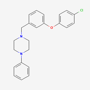 1-[3-(4-chlorophenoxy)benzyl]-4-phenylpiperazine