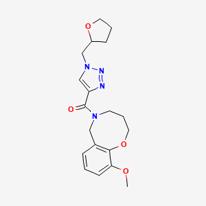 10-methoxy-5-{[1-(tetrahydro-2-furanylmethyl)-1H-1,2,3-triazol-4-yl]carbonyl}-3,4,5,6-tetrahydro-2H-1,5-benzoxazocine