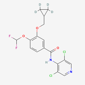 molecular formula C17H10Cl2D4F2N2O3 B602538 Roflumilast-d4 CAS No. 1398065-69-4
