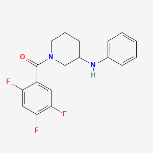 N-phenyl-1-(2,4,5-trifluorobenzoyl)-3-piperidinamine