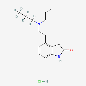 molecular formula C16H17N2OD7.HCl B602540 Ropinirole-d7 Hydrochloride CAS No. 1261396-31-9