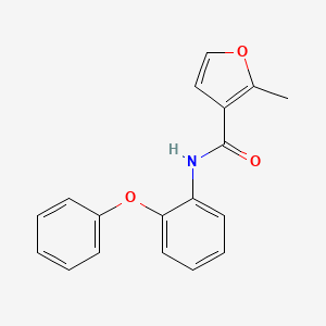 molecular formula C18H15NO3 B6025411 2-methyl-N-(2-phenoxyphenyl)furan-3-carboxamide 