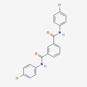 molecular formula C20H14Br2N2O2 B6025440 N,N'-bis(4-bromophenyl)isophthalamide 