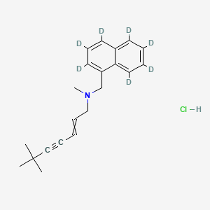 molecular formula C21H18ND7·HCl B602556 Terbinafine-d7 HCl CAS No. 1185240-27-0