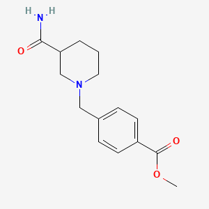 methyl 4-{[3-(aminocarbonyl)-1-piperidinyl]methyl}benzoate