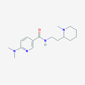 6-(dimethylamino)-N-[2-(1-methyl-2-piperidinyl)ethyl]nicotinamide